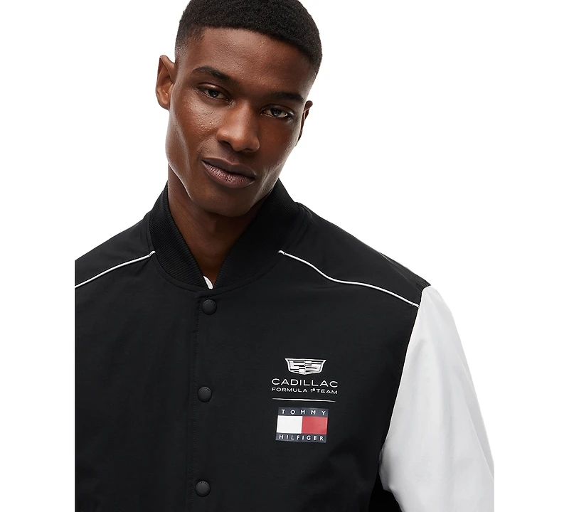 Tommy Hilfiger Men's Script Varsity Bomber Jacket