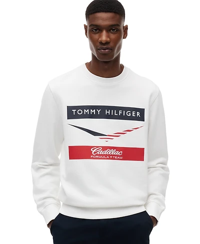 Tommy Hilfiger Men's Chevron Logo Crewneck Sweatshirt