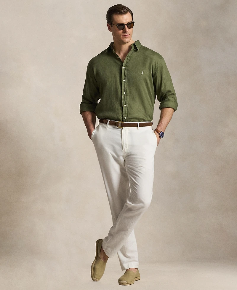 Polo Ralph Lauren Men's Big & Tall Linen Shirt