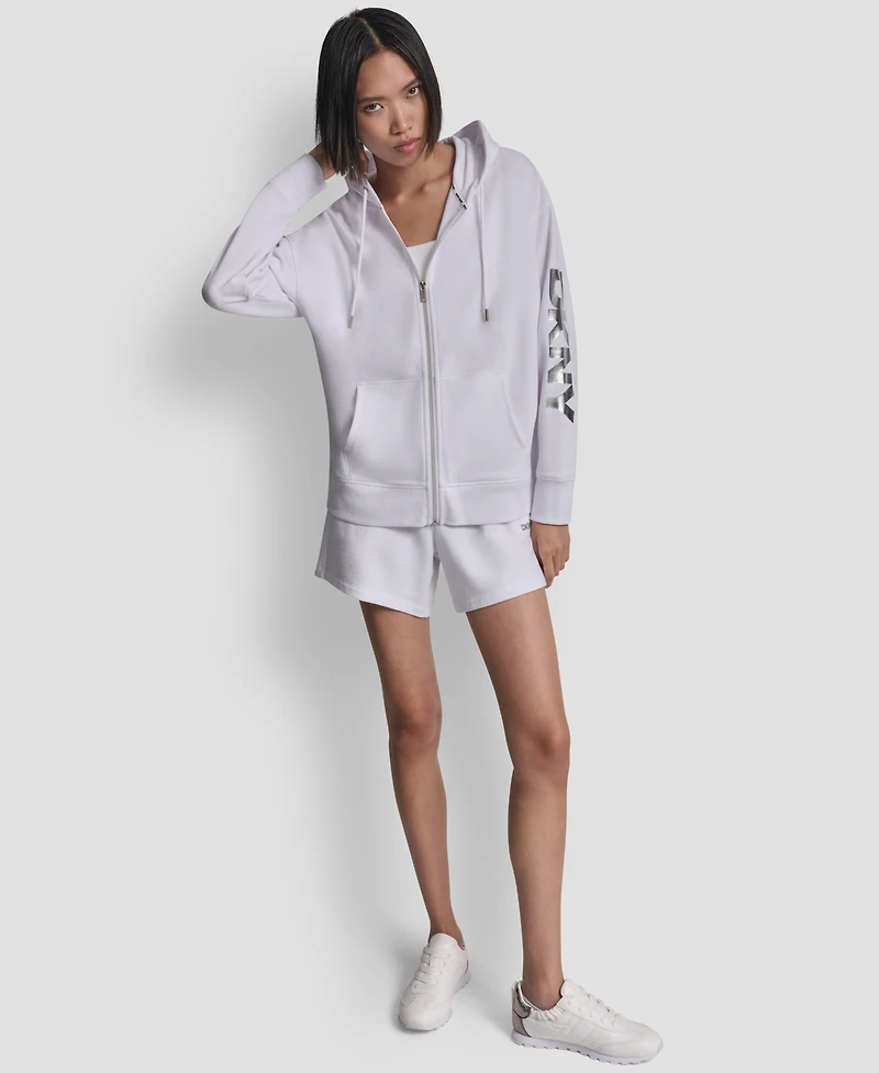 Dkny Sport Women's Regular-Fit Full Zip Hoodie