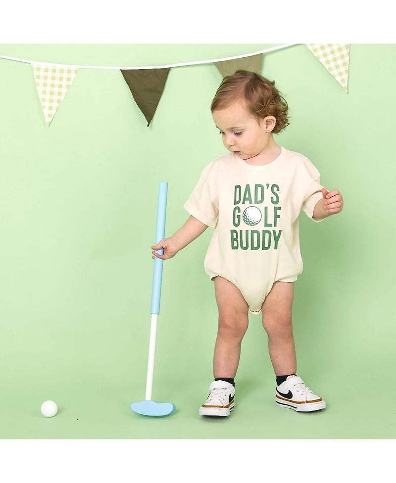 Sweet Wink Baby Boys Dad's Golf Buddy Short Sleeve Romper