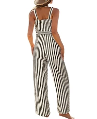 Cupshe Women's V-Neck Zipper Closure Unlined Jumpsuit