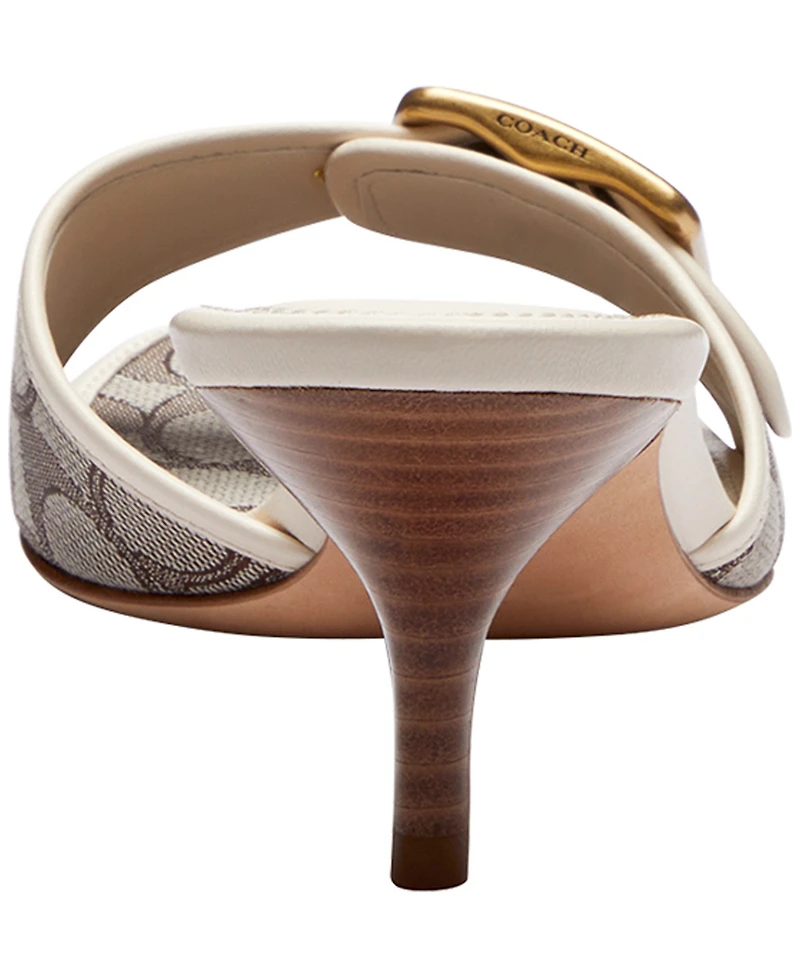 Coach Women's Margot Signature Jacquard Slip-On Sandals