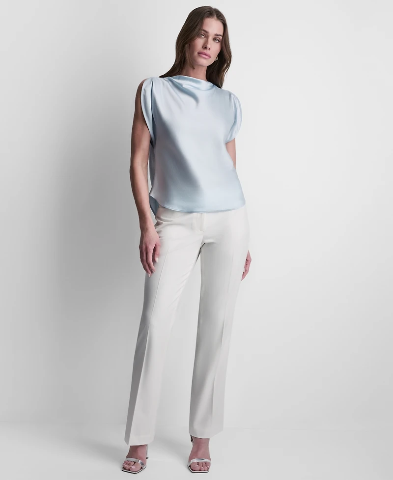 Dkny Women's Flutter Short-Sleeve Top