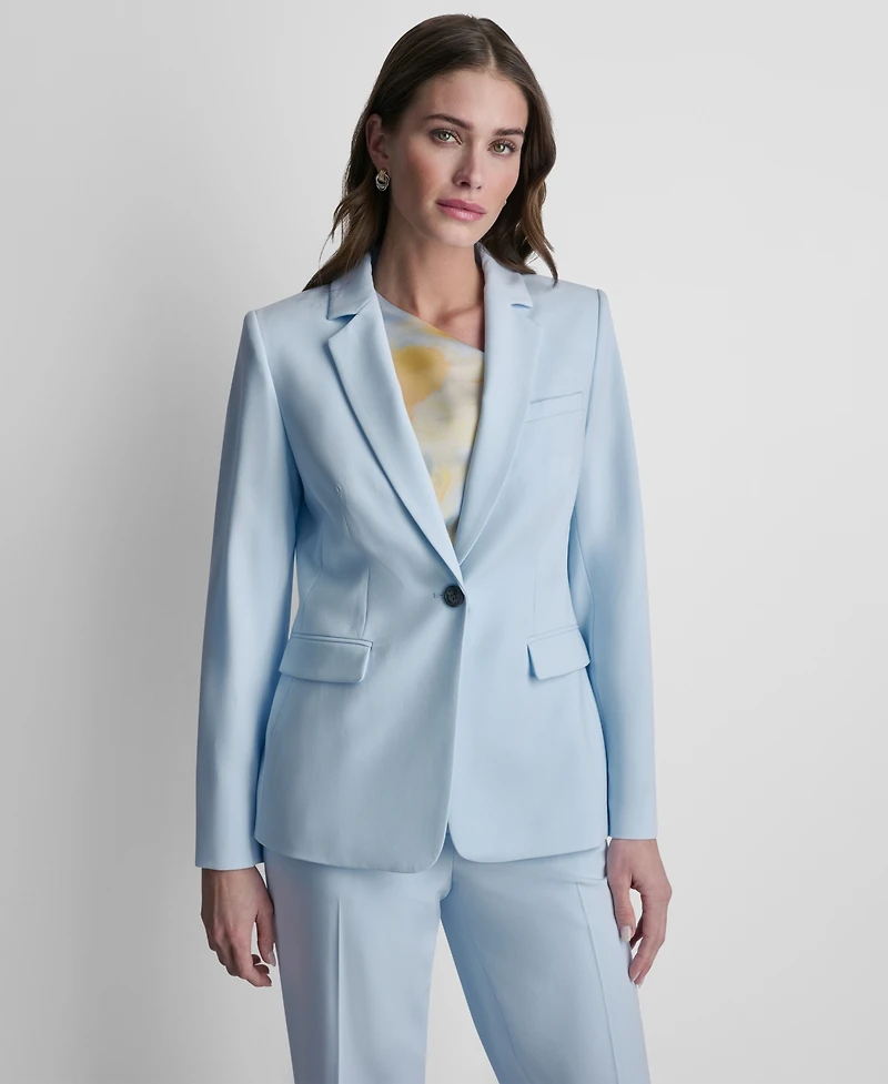 Dkny Women's Long-Sleeve One-Button Jacket