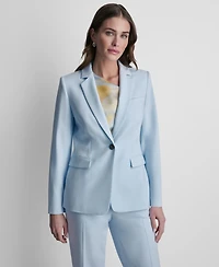 Dkny Women's Long-Sleeve One-Button Jacket