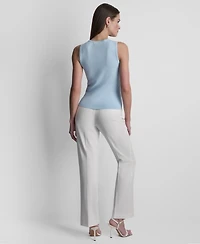 Dkny Women's Sleeveless V-Detailed Sweater
