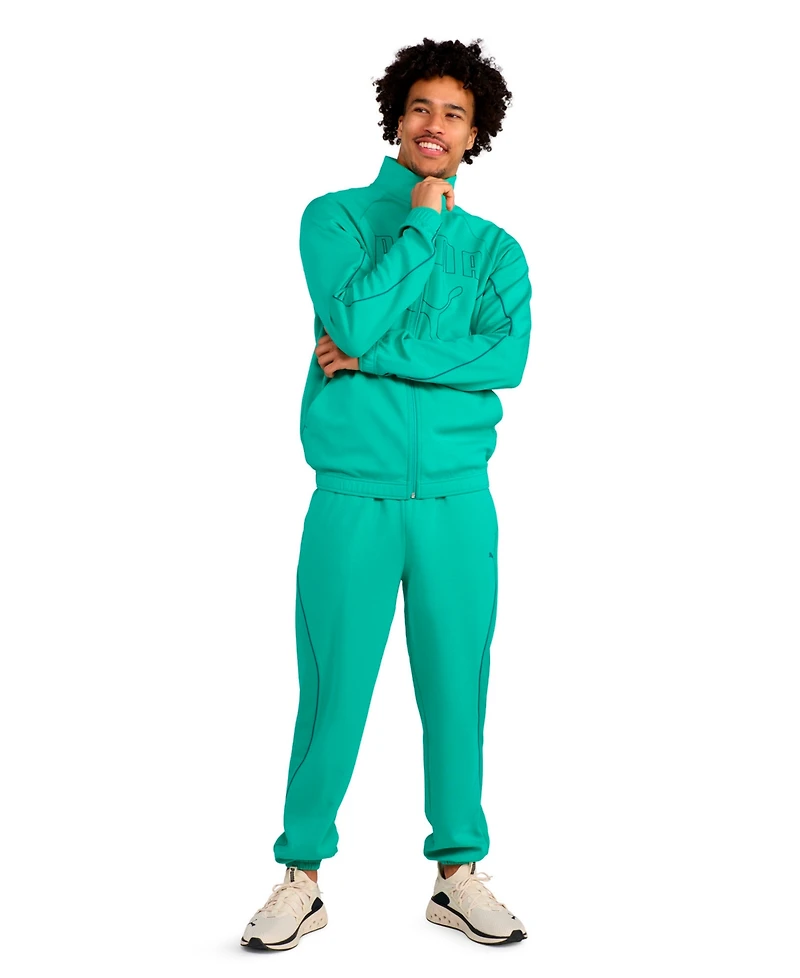 Puma Men's Sport Track Double-Knit Full-Zip Jacket