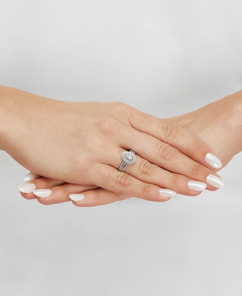 Macy's Diamond Engagement Ring (1/2 ct. t.w.) in 10k White Gold