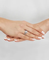 Macy's Diamond Engagement Ring (1/2 ct. t.w.) in 10k White Gold