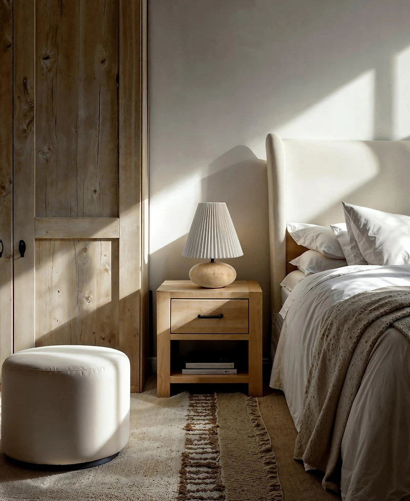 Ren Wil Noto 14" Travertine Table Lamp