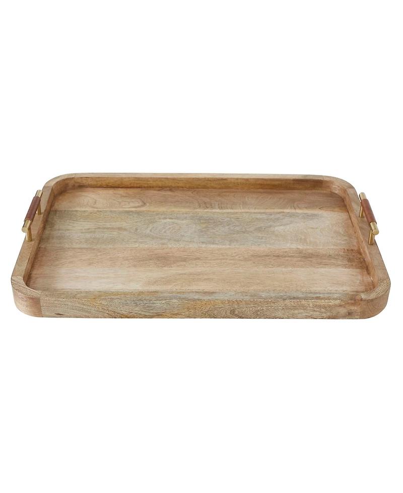 Ren Wil Mango Wood 24" Indoor Tray