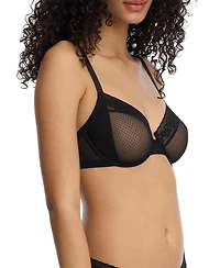 Skarlett Blue Women's Lust Lace Balconette Underwire Bra