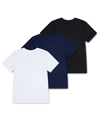 Polo Ralph Lauren Big Boys Crewneck Undershirts, 3 Pack