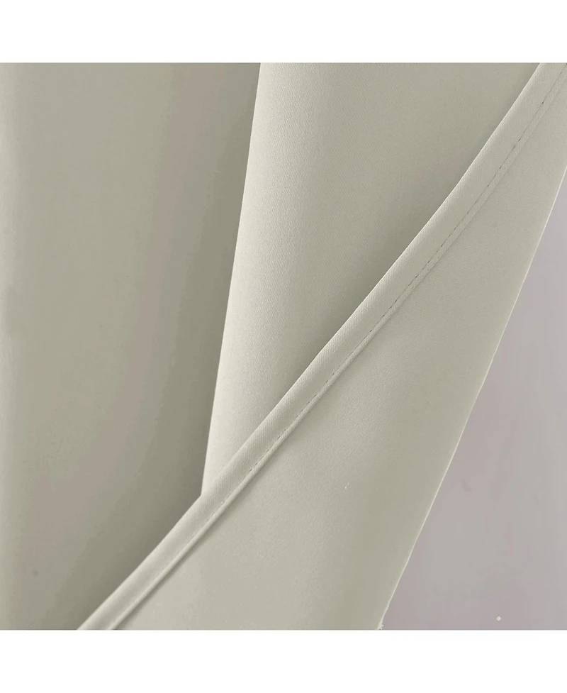 Rt Designers Collection 100% Polyester 250 Gsm Riley 100% Blackout Grommet Panel Curtains