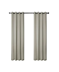 Rt Designers Collection 100% Polyester 250 Gsm Riley 100% Blackout Grommet Panel Curtains