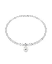 Swarovski Rhodium Plated Heart Idyllia Charms