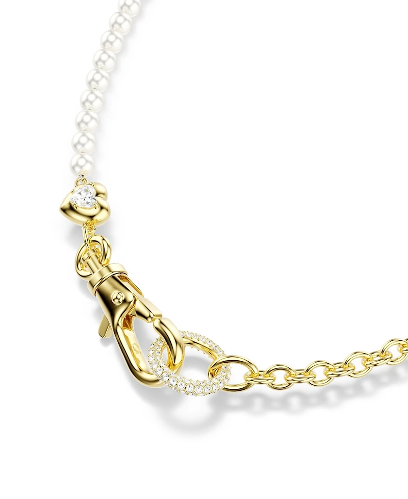 Swarovski Gold-Tone Plated Mother of Pearl Idyllia Necklaces