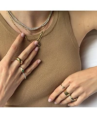 Curata Jewelry Solid 18k Gold Polished 1.4mm Oval Links Chain Necklace