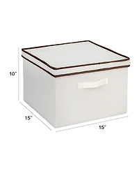 Household Essentials Square Kd Storage Box With Lid