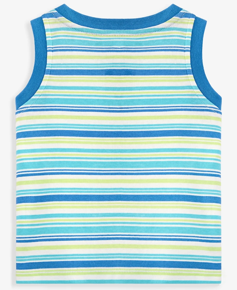 First Impressions Baby Boys' 3M-24M Mix & Match Multi-Stripe Tank Top, Macy's Exclusive