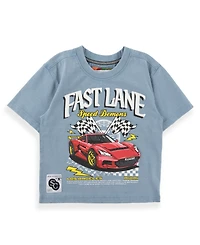 Sovereign Code Boys' 2T-7 Crewneck T-Shirt and Shorts, 2-Piece Set