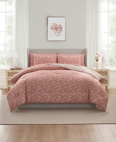 Nestl Luxury Soft Botanical Design -Pc. Comforter Set