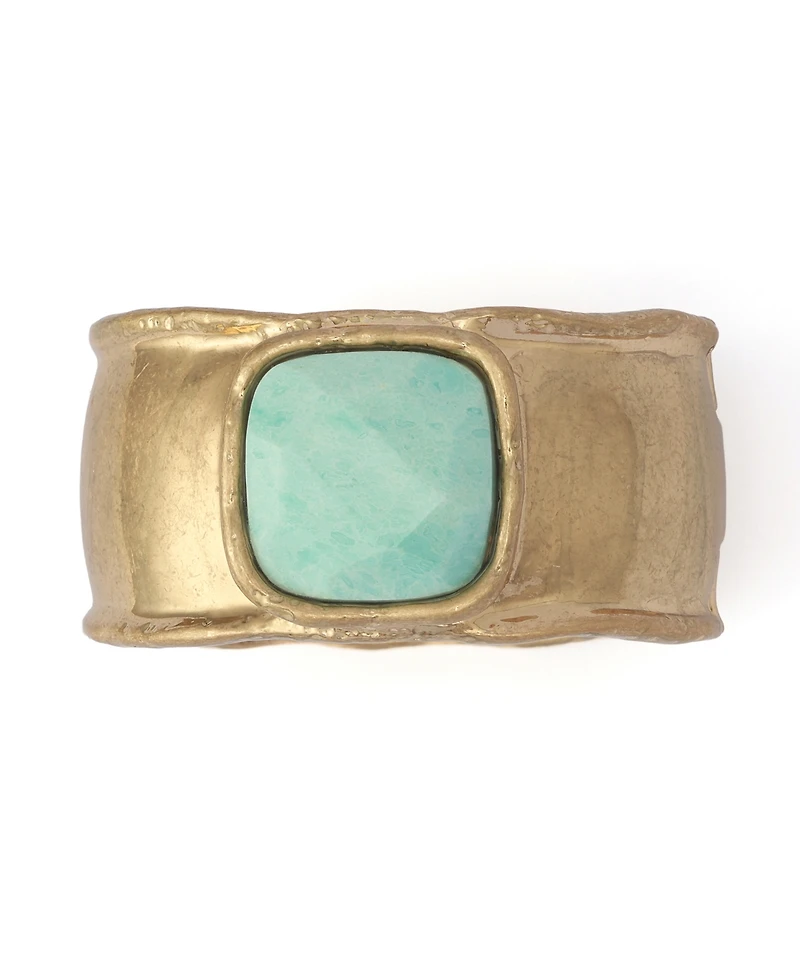 Robert Lee Morris Soho Turquoise Stone Bangle Bracelet