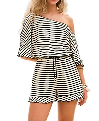 Cupshe Women's Poetic Striped Romper