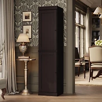 Palace Imports Premium 100% Solid European Oak Hardwood Modular Dining Room Cabinet with Shaker Doors