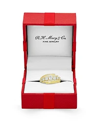 Diamond Three Row Ring (1/2 ct. t.w.) in 14k Gold