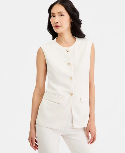 Anne Klein Women's Four-Button Tailored Vest
