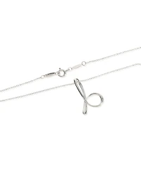 Pre-Owned Tiffany & Co Sterling Silver Elsa Peretti Small Alphabet Pendant