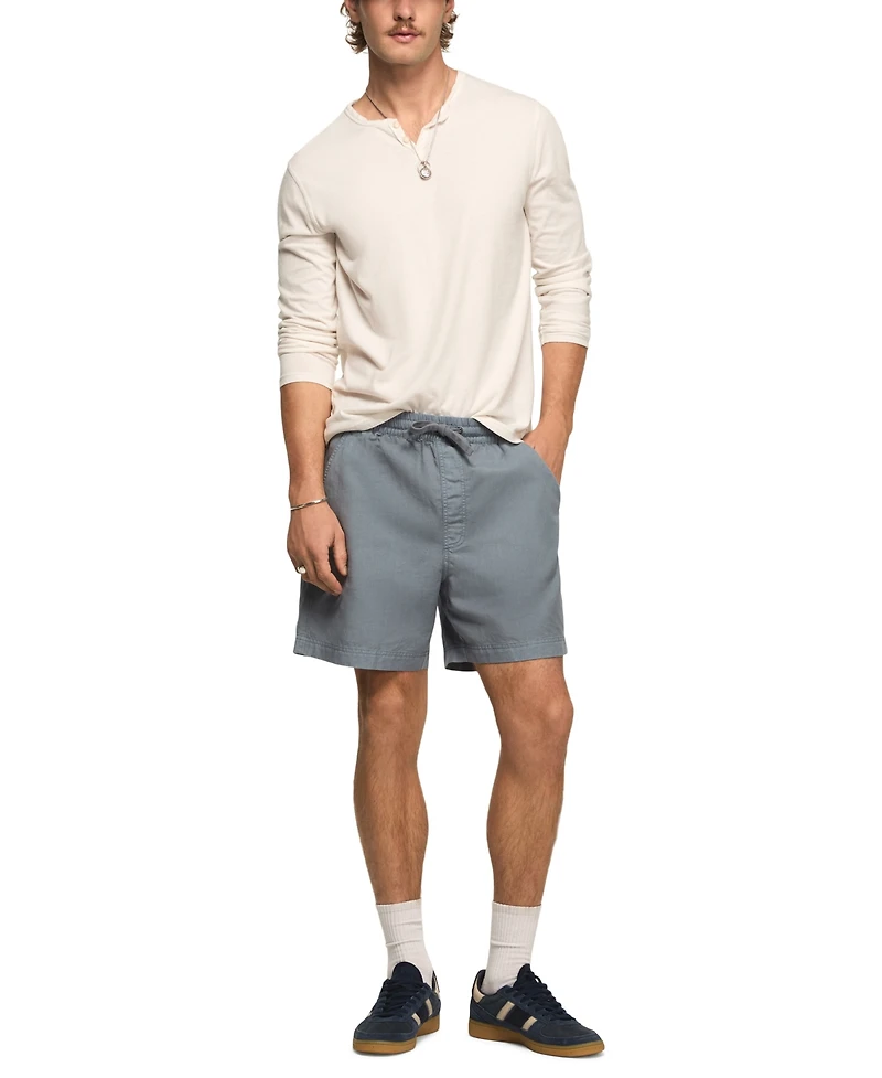 Lucky Brand Men's Pull-On Linen Shorts