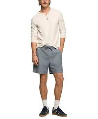 Lucky Brand Men's Pull-On Linen Shorts