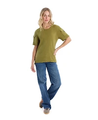 Wilt Clothing Women's Round Neck Hi-Lo Tee