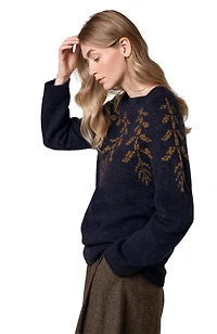 Celtic & Co. Women's Botanical Fair Isle Sweater