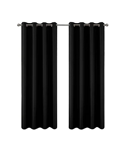 Rt Designers Collection 100% Polyester 140 Gsm Sedona Jacquard Grommet Curtain Panel