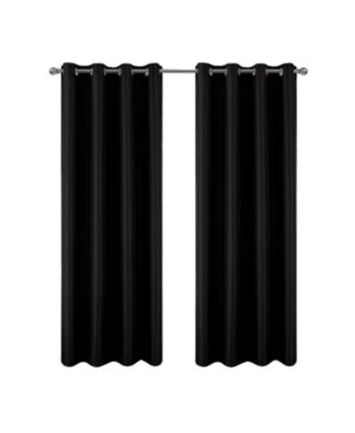 Rt Designers Collection Polyester 140 Gsm Sedona Jacquard Grommet Curtain Panel