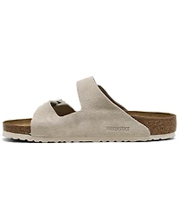 Birkenstock Men's Arizona Suede Leather Soft Footbed Sandals from Finish Line