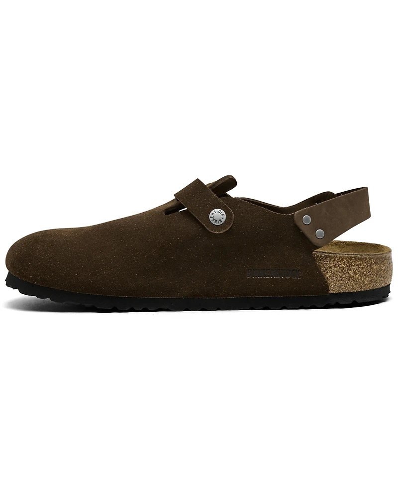 Birkenstock Men's Tokio Suede Leather Clogs from Finish Line