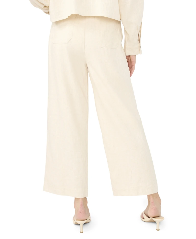 Sam & Jess Women's Wide-Leg Ankle Length Pants