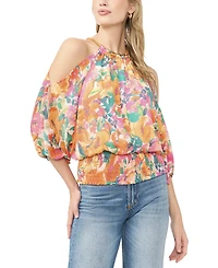 Sam & Jess Women's Halter Neck Long-Sleeve Top