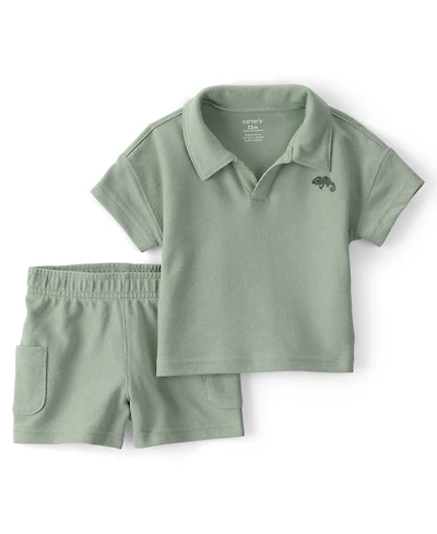 Carter's Baby Boys' Short-Sleeve Top & Shorts, 2-Piece Set