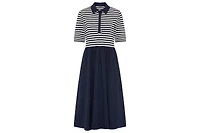 Olsen Women's Mixed Media Polo Dress