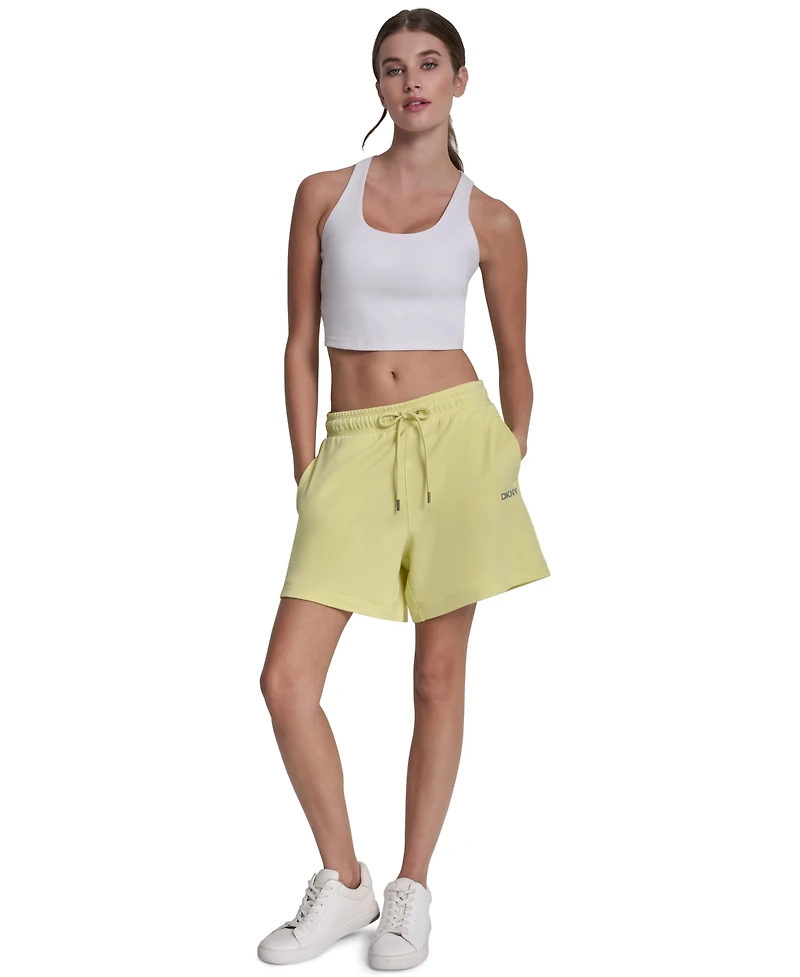 Dkny Sport Women's Foil Logo Shorts