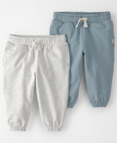 Carter's Baby Boys' or Girls' Little Planet Organic Cotton French Terry Sweatpants, 2-Pack