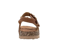 Bebe Girls Footbed Sandals - Comfortable Design with Double Buckle and Charms