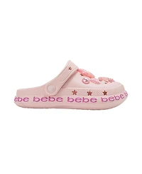 Bebe Big Girls Lightweight Eva Clogs Slip - On Comfy Shoes with Sea Life Charms