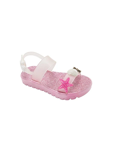 Bebe Toddler Pcu Sandal with Sea Life Charms
